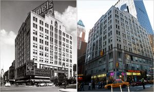 edificio Brill antes y después